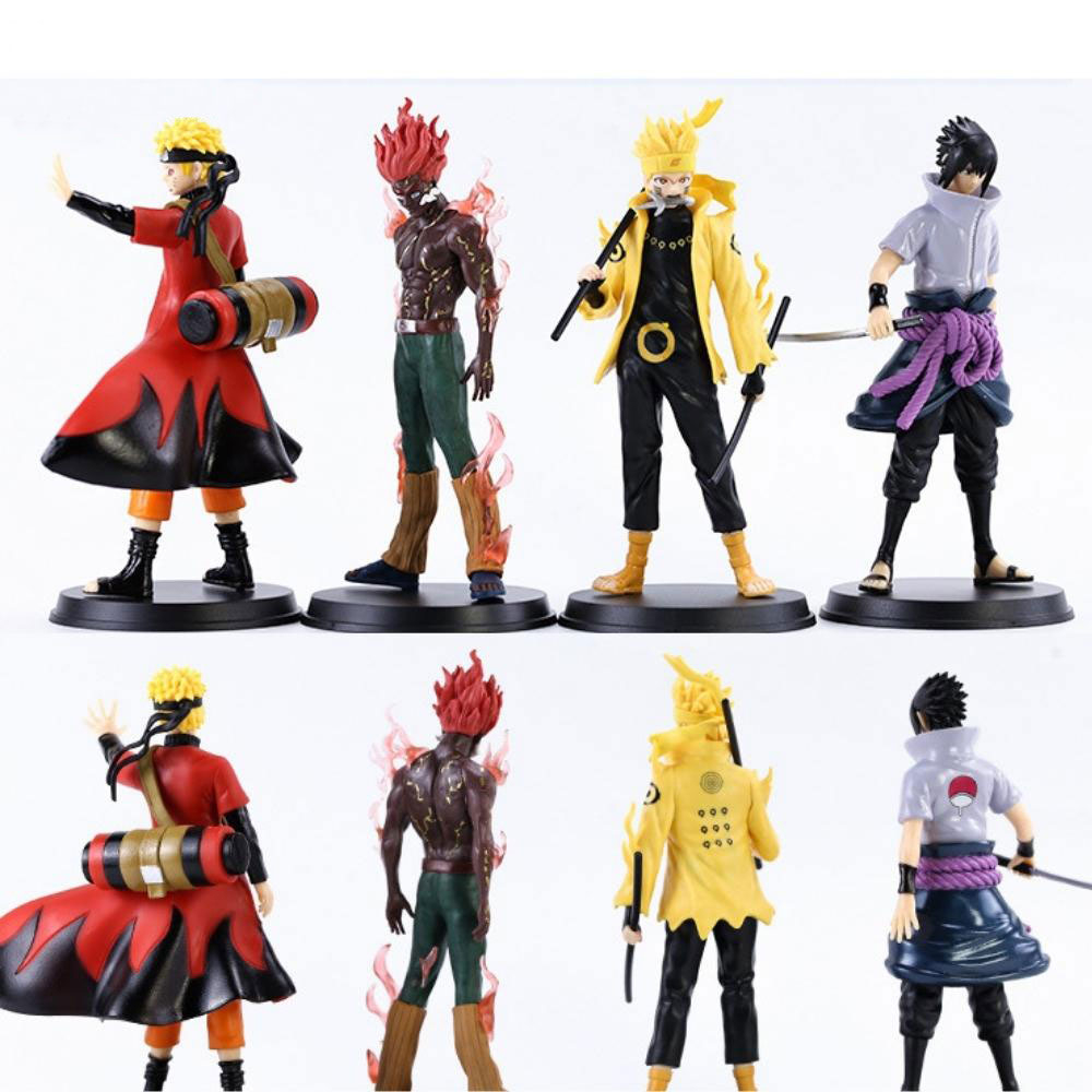 Mô hình Naruto Lục đạo , Naruto hiền nhân , Sasuke , Might guy - Shippuuden - Tượng Figure Naruto