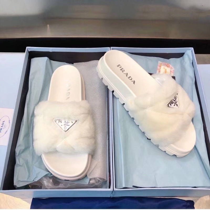 Dép lông Pra-da