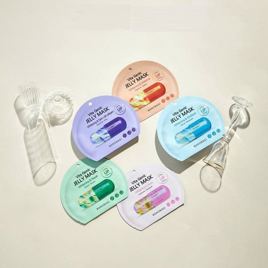 Mặt nạ dưỡng da Banobagi Vita Genic Jelly Mask, Hàn Quốc dưỡng ẩm trắng da đủ loại