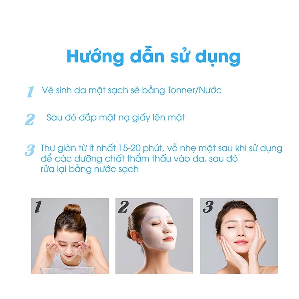 Mặt nạ dưỡng da Banobagi Vita Genic Jelly Mask, Hàn Quốc dưỡng ẩm trắng da đủ loại