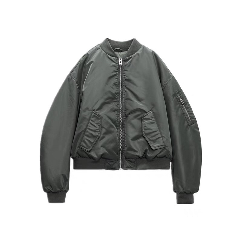 Áo khoác bomber xanh rêu