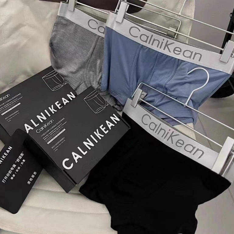 quần sịp nam đùi cotton xịn,Full Hộp 3  Quần Lót Nam cao cấp CALNIKEAN hàng cao cấp FULL Hộp đựng tặng quà bạn nam