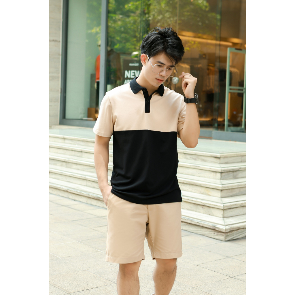 Áo thun POLO nam SEELU vải cá sấu Cotton, chống nhăn, thoáng mát - can thân