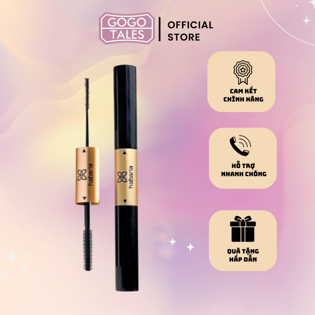 Mascara 2 đầu Habaria pro long curly