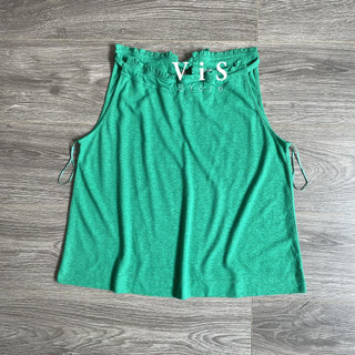 Áo ba lỗ nữ xanh lá