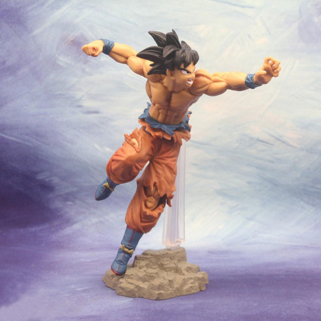 Mô hình Dragon Ball Songoku trạng thái chiến đấu hàng siêu đẹp cao 21cm , figure mô hình 7 viên ngọc rồng