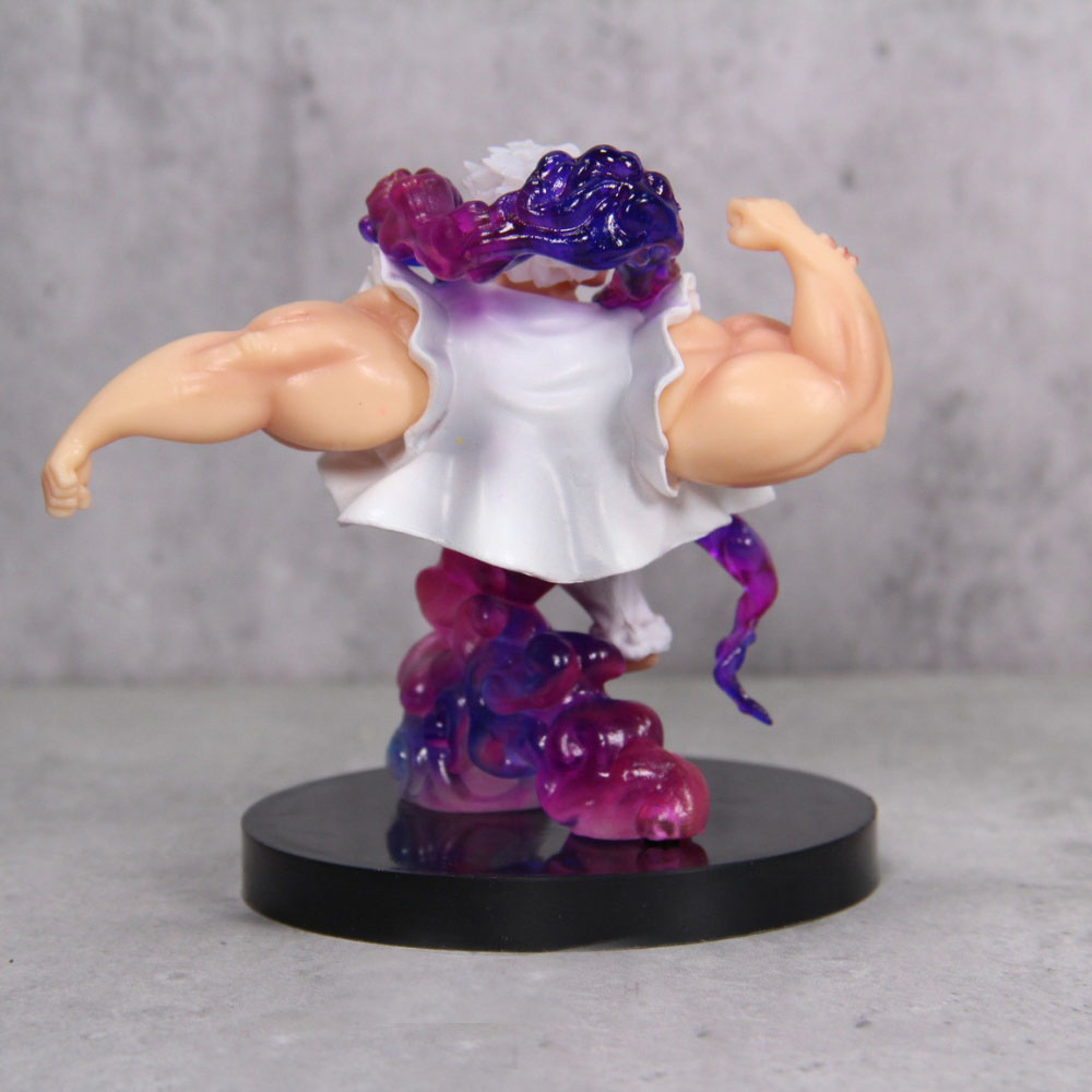 Mô hình One Piece Luffy gear 5 nika trắng gồng tay siêu ngầu . Cao 10,5cm , Nặng 200gram . Figure anime One Piece