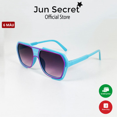 (1 tặng 1) Kính râm thời trang trẻ em Jun Secret kiểu dáng phong cách thích hợp bé đi chơi, du lịch mã gyne