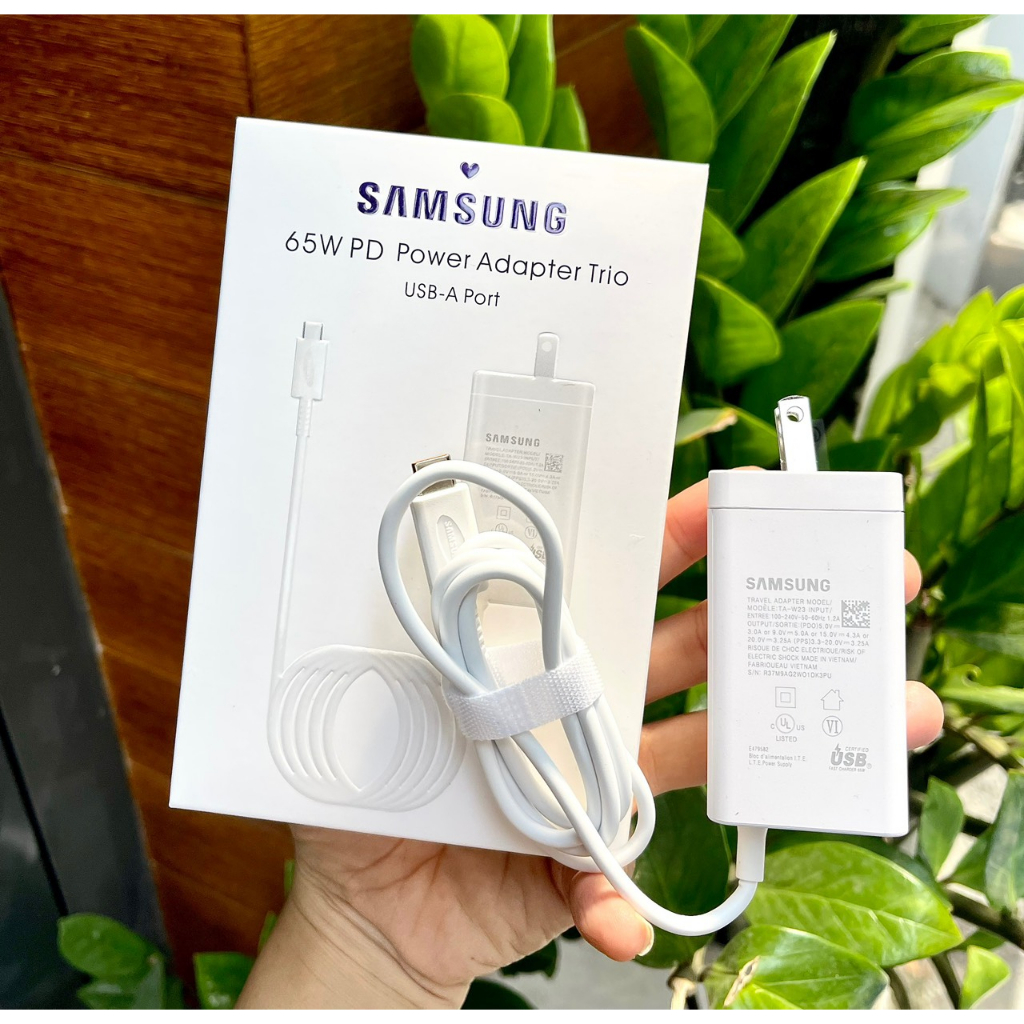 Bộ Sạc Sam Sung Siêu Nhanh 65W