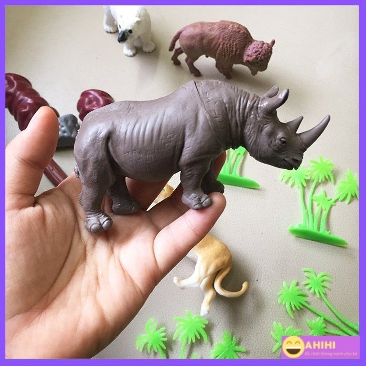 SET MÔ HÌNH CON VẬT 58 CHI TIẾT, BỘ ĐỘNG VẬT 58 CHI TIẾT RAKUTENKIDS CHO BÉ