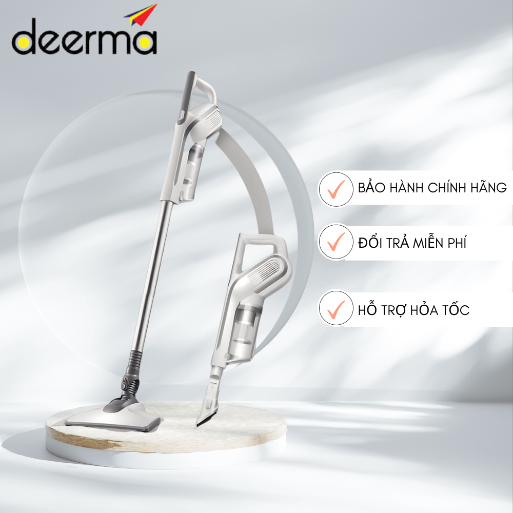 Máy Hút Bụi DEERMA DX118C/DX115C/SV11 Máy Hút Bụi Cầm Tay Gia đình Kèm 2 Đầu Hút