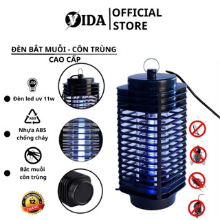 Đèn Bắt Muỗi Côn Trùng Hình Tháp 3D Bóng Led 11W, Ánh Sáng Tím Thu Hút Côn Trùng Nhựa ABS Siêu Bền SP002860