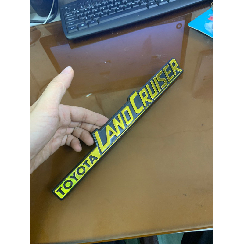 Tem Logo Chữ Nổi Toyota Land Cruiser Dán Đuôi- chuẩn ảnh thật