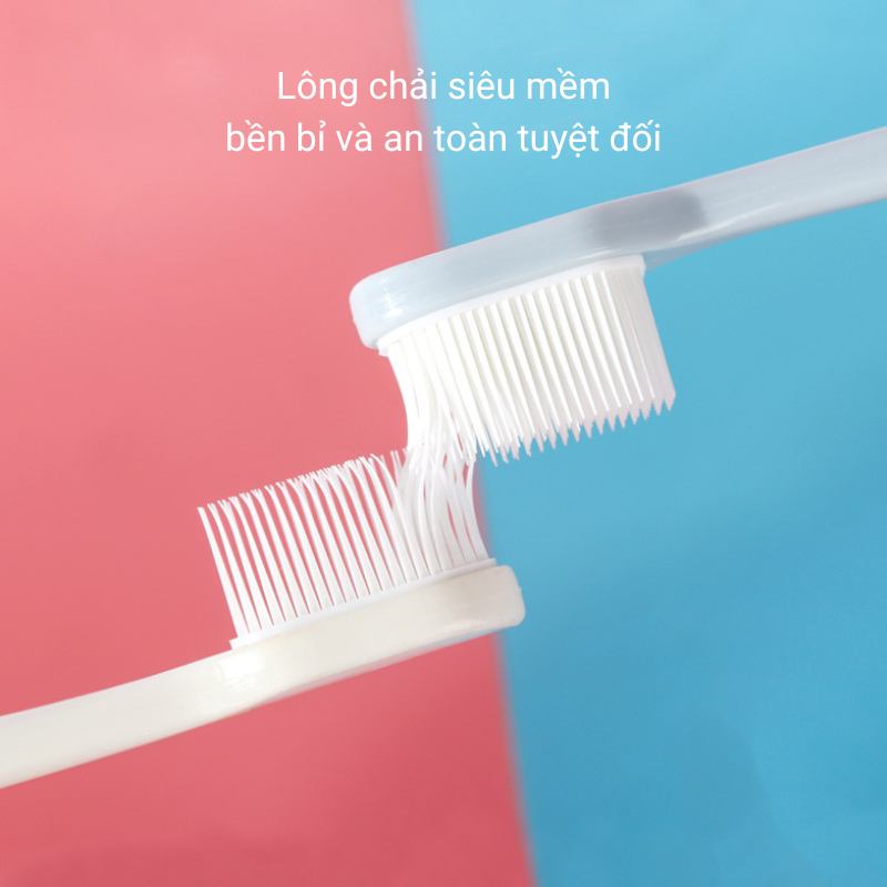 Bàn chải đánh răng nano siêu mềm cho người niềng răng Raoyi R7678