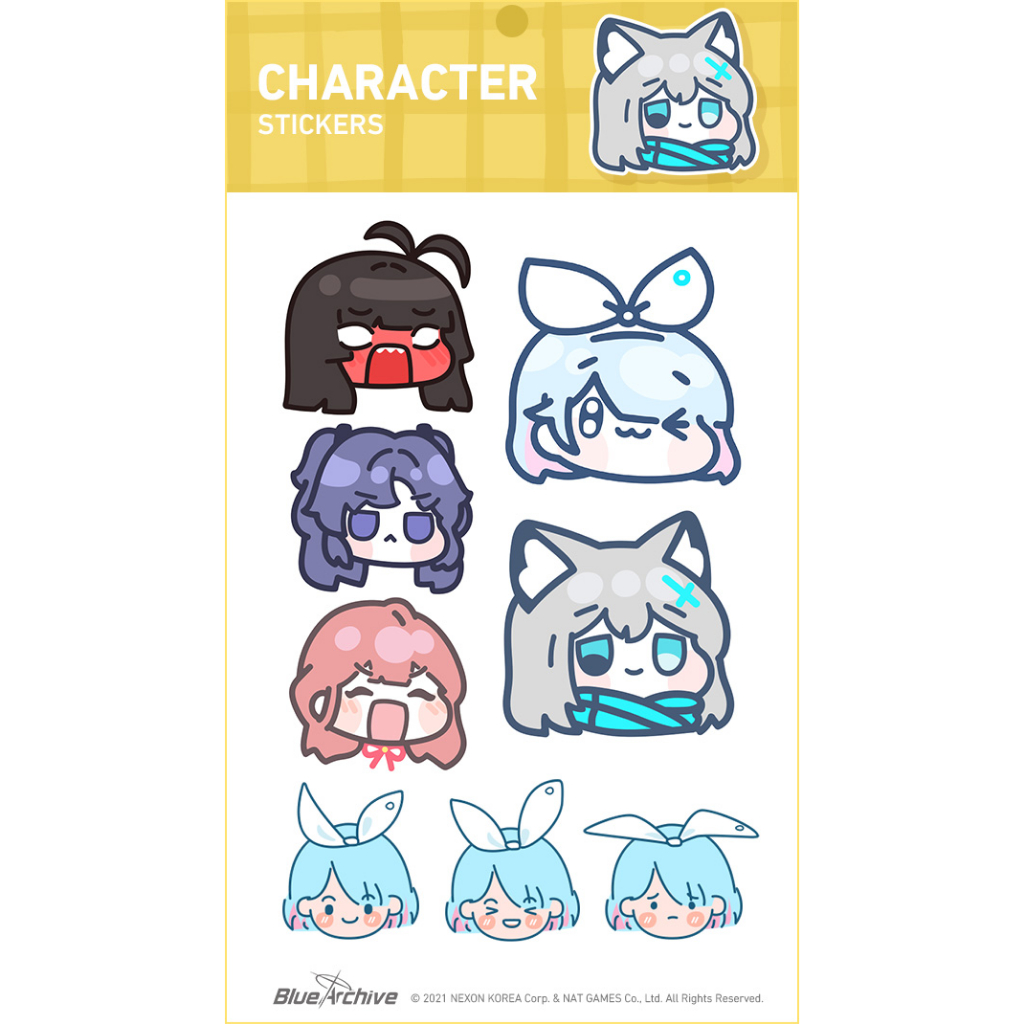 Sticker Blue Archive bản Official Digital Merch