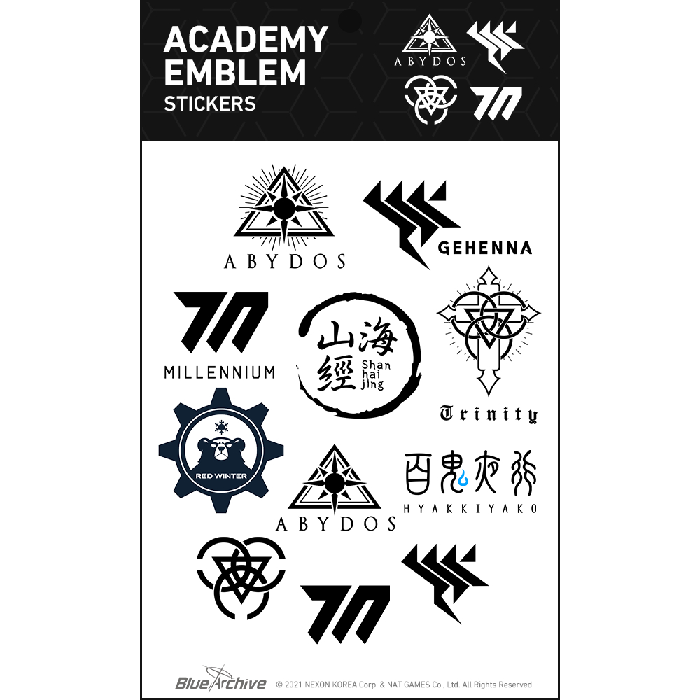 Sticker Blue Archive bản Official Digital Merch