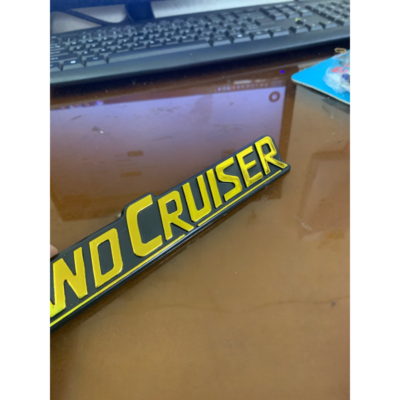 Tem Logo Chữ Nổi Toyota Land Cruiser Dán Đuôi- chuẩn ảnh thật