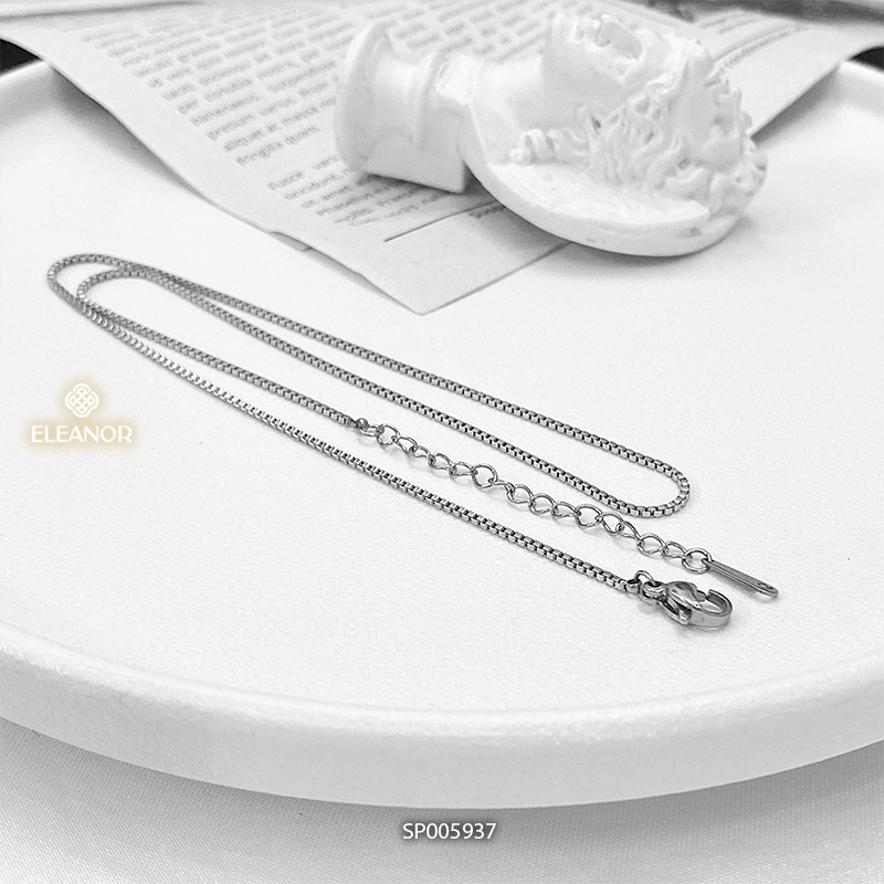 Dây chuyền nữ titan Eleanor Accessories sợi mảnh basic phụ kiện trang sức 5937