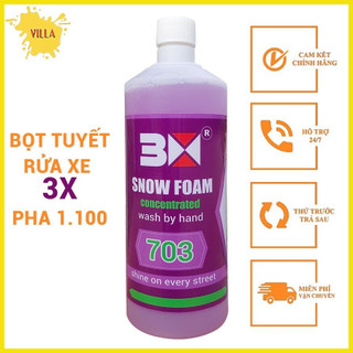 Chai rửa xe bọt tuyết ưu việt 3x 703 1000ml