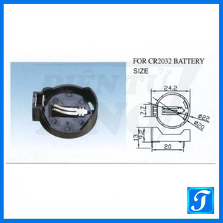 Đế Pin CR2032 / Đế Cúc Áo, Nút Áo Gài Giữ Cmos 3V Máy tính Thay Thế Mainboard, Bo Mạch Điện Tử, Cân, Đồ Chơi, Nhiệt Kế