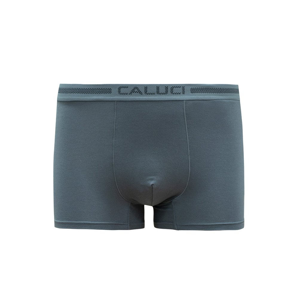 Quần lót nam CALUCI dáng boxer thiết kế basic khỏe khoắn, co giãn bốn chiều, thấm hút và kháng khuẩn tốt CBX-08