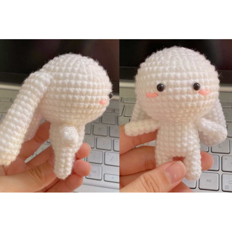 Thỏ bảy màu bằng len HandMade