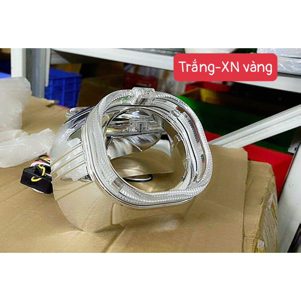 Chụp Xi+Vòng Thiên Thần Gắn Bi led Bi cầu oto xe máy