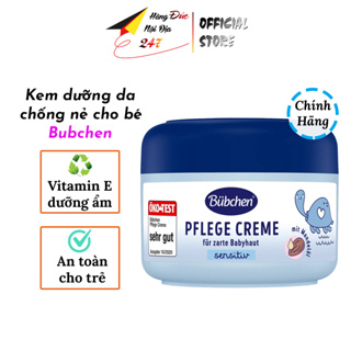 Kem dưỡng da cho bé Bubchen chống nẻ, kem dưỡng ẩm da trẻ sơ sinh an toàn cho da bé <Hàng Đức 75ml>