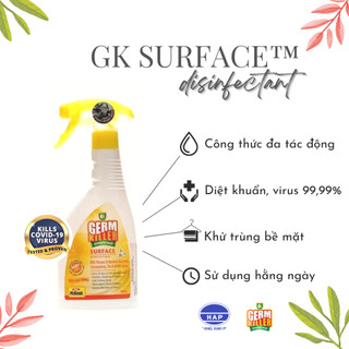 Nước xịt bề mặt diệt khuẩn Germ Killer 500ml nhập khẩu Singapore