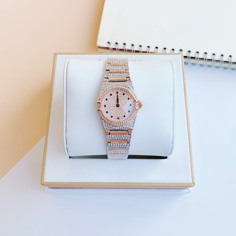 Đồng hồ nữ Davena D61691 Đính Đá Demi 28mm, Authentic, Full box, Luxury Diamond Watch