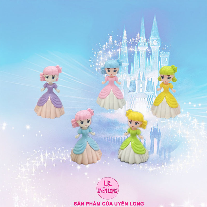 Búp Bê Mini Chạy Cót Đẩy Lùi, Nhiều Màu Sắc, Nhựa Đẹp Và Thần Thái Rất Xinh Tươi, Bé Sẽ Rất Thích