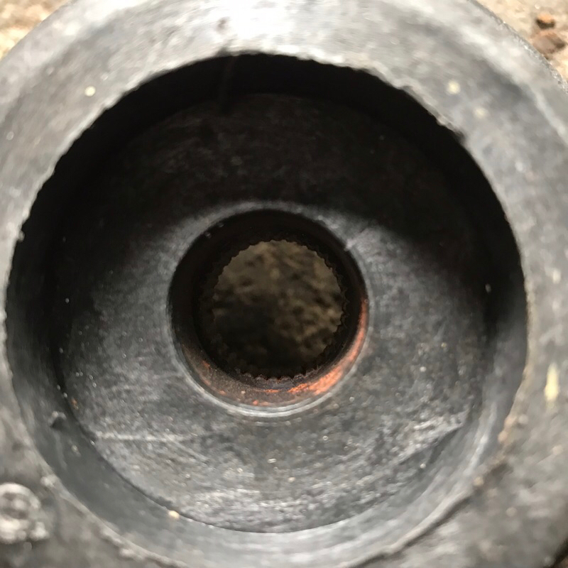 Vô lăng cho xe công nông, vô lăng nhựa chế xe 4 bánh loại lỗ rơ nia, then hoa