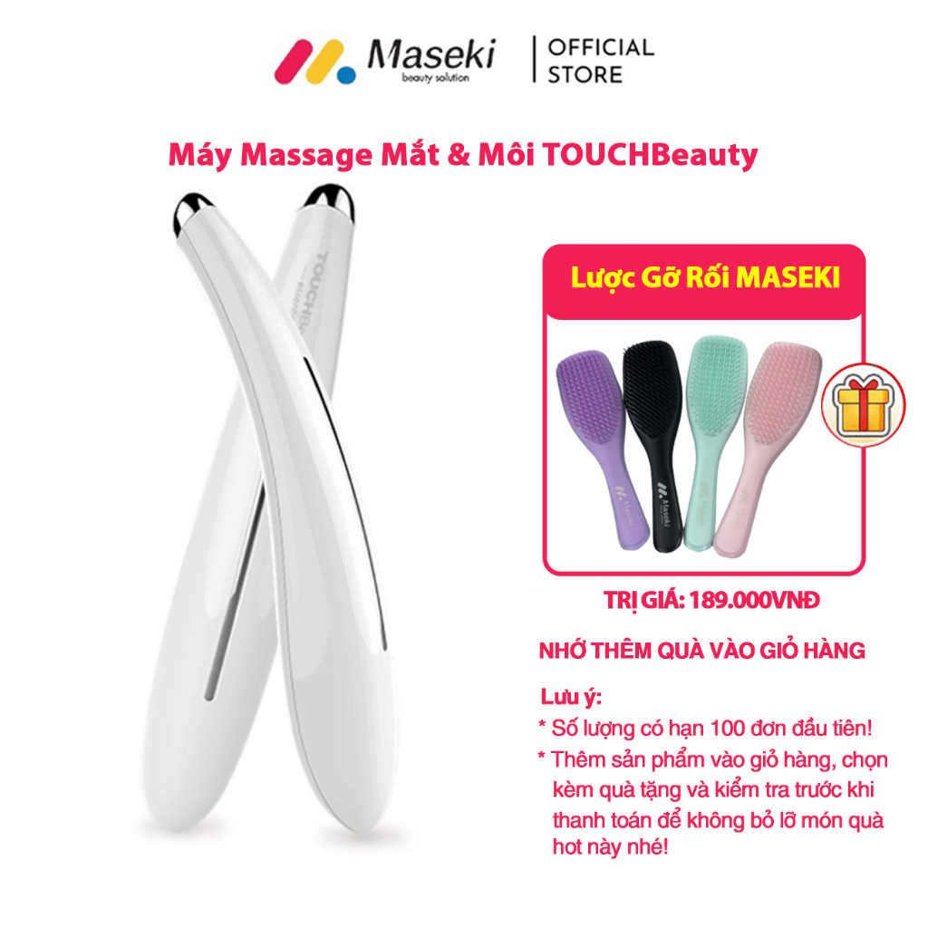 Máy Massage Mắt Rung Sóng Âm TOUCHBeauty, Mát Xa Thư Giãn Mắt, Giảm Quầng Thâm, Bọng Mắt, Mỏi Mắt