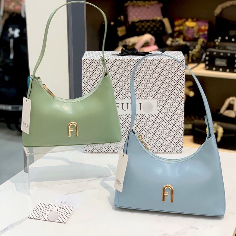 ⭐FURLA DIAMANTE KẸP NÁCH da bóng