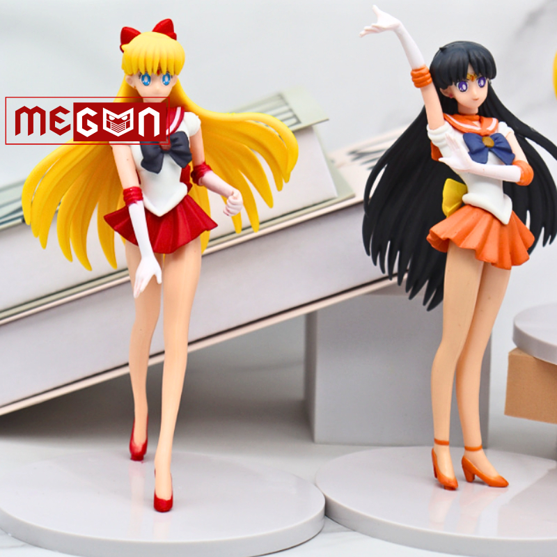 Mô hình Megun 5 thủy thủ mặt trăng Sailor Moon Usagi Ami Rei Makoto Minako Mamoru Setsuna Michiru Haruka Hotaru