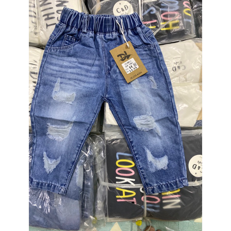 Quần jean bò rách sành điệu hàng quảng châu mềm đẹp