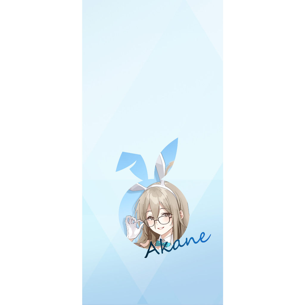 Photocard Blue Archive Bunny C&C Size Lớn Bản Official Digital Merch.