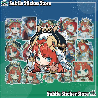 - Set 10/15 Sticker Nilou game Genshin Impact hình dán trang trí siêu đẹp