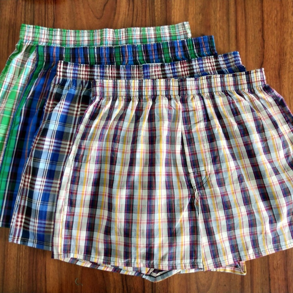 Combo 3 quần đùi nam vải kaki thô mặc nhà mặc ngủ thoáng mát thoải mái vận động