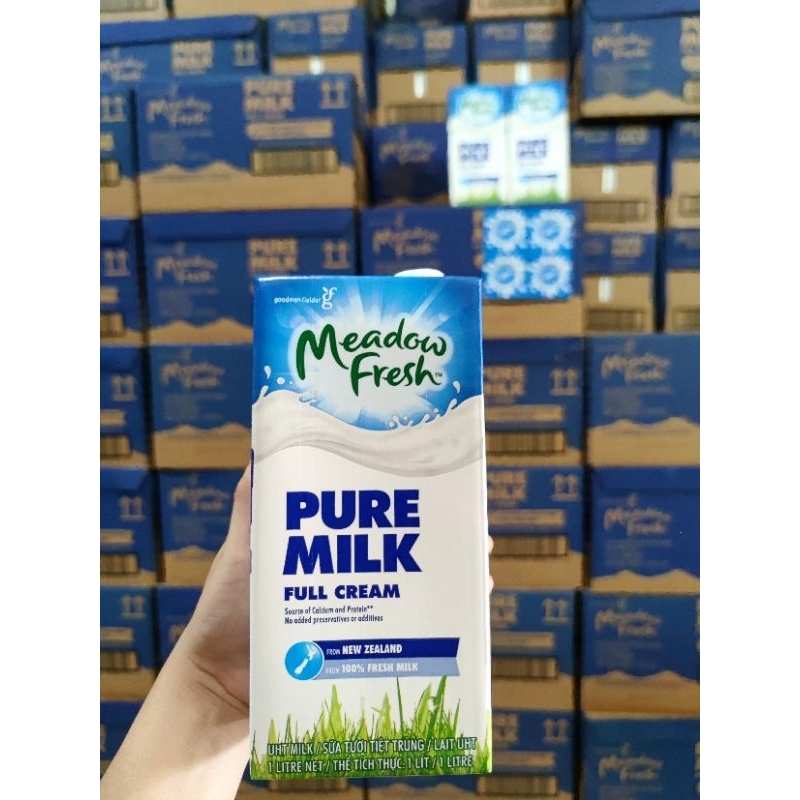 Sữa Tươi Medow fresh Ful cream 1L- Date T7/24