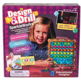  Đồ chơi máy khoan sáng tạo: công trình lấp lánh - Design & Drill SparkleWorks - Learning Resources