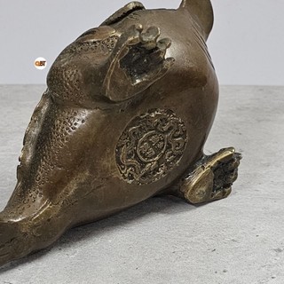 Thiềm thừ ( cóc 3 chân) bằng đồng