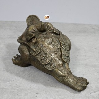 Thiềm thừ ( cóc 3 chân) bằng đồng