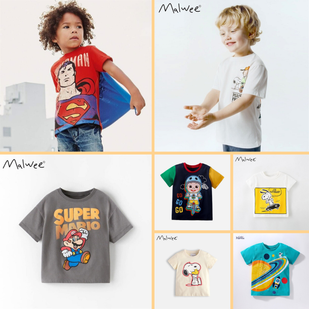 Áo Thun Hè Little Maven, Malwee Nhiều Mẫu Bé Trai P2 - Jumping Beans Official Store