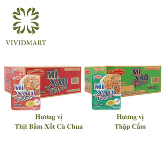 [THÙNG 18 KHAY] - ACECOOK - Mì xào TÁO QUÂN 2 vị: Táo Quân thịt bằm xốt cà chua và Táo Quân thập cẩm (85g/ khay)