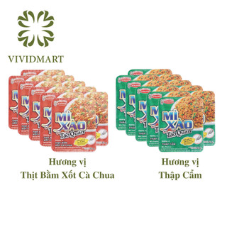  - ACECOOK - Mì xào TÁO QUÂN 2 vị: Táo Quân thịt bằm xốt cà chua và Táo Quân thập cẩm (85g/ khay)