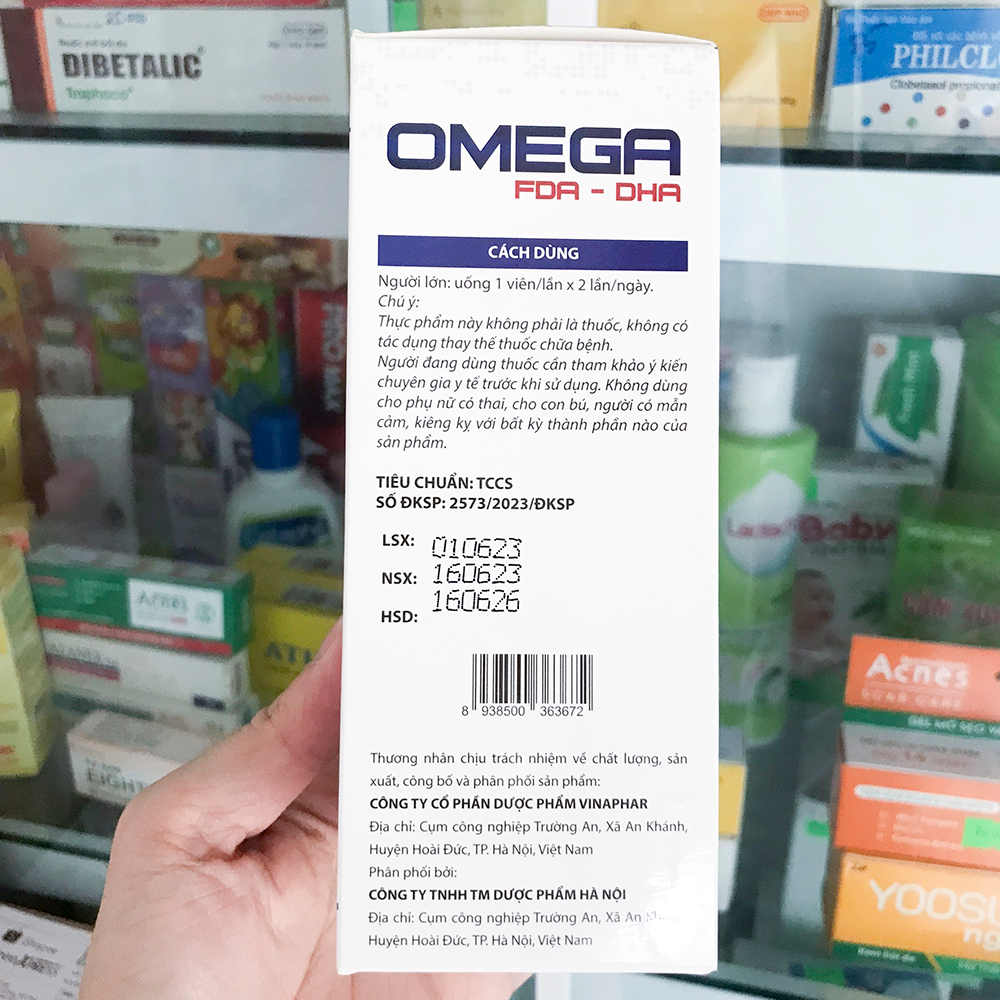 Dầu cá  OMEGA 369 FPA - DHA CoenzymQ10 - bổ mắt, giảm cholesterol máu