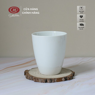 Cốc Nước Sứ Trắng Trơn Không Quai 280ml - CN05 - Sứ Minh Châu