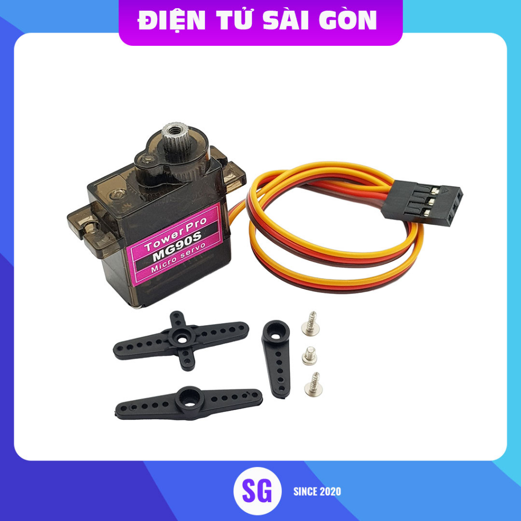 Servo MG90S (Bánh răng kim loại) 360 độ