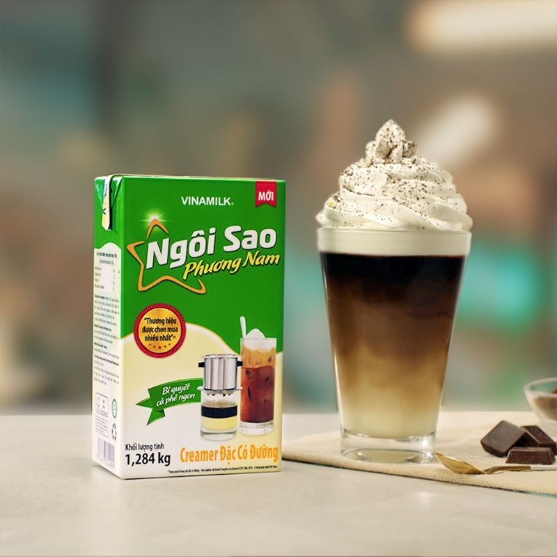 Sữa Đặc Ngôi Sao Phương Nam Hộp Giấy 380g